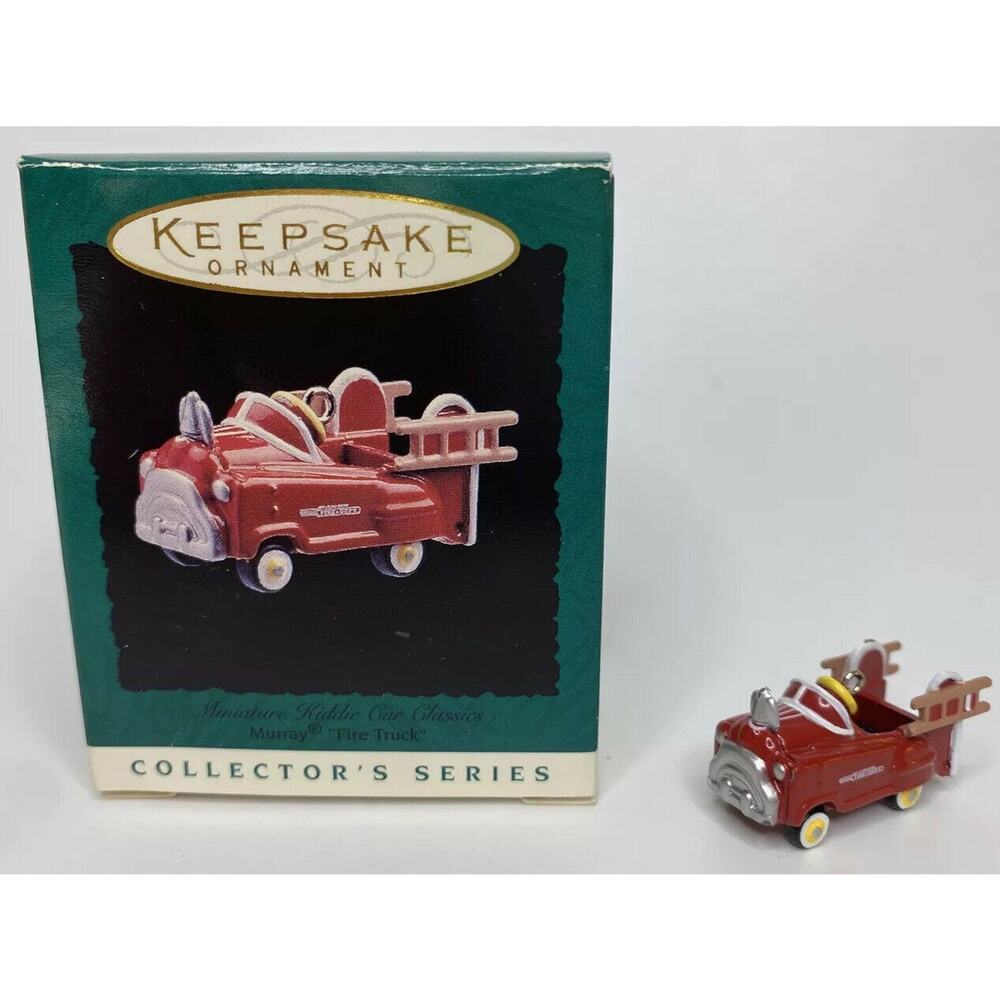 1996 Hallmark Murray‎ Fire Truck Miniature Ornament U69/4031